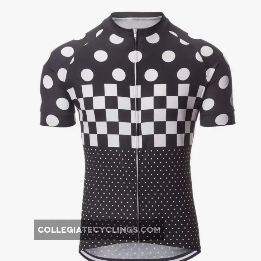 For Sale Polka Dot Checkered Flag Cycling Jersey