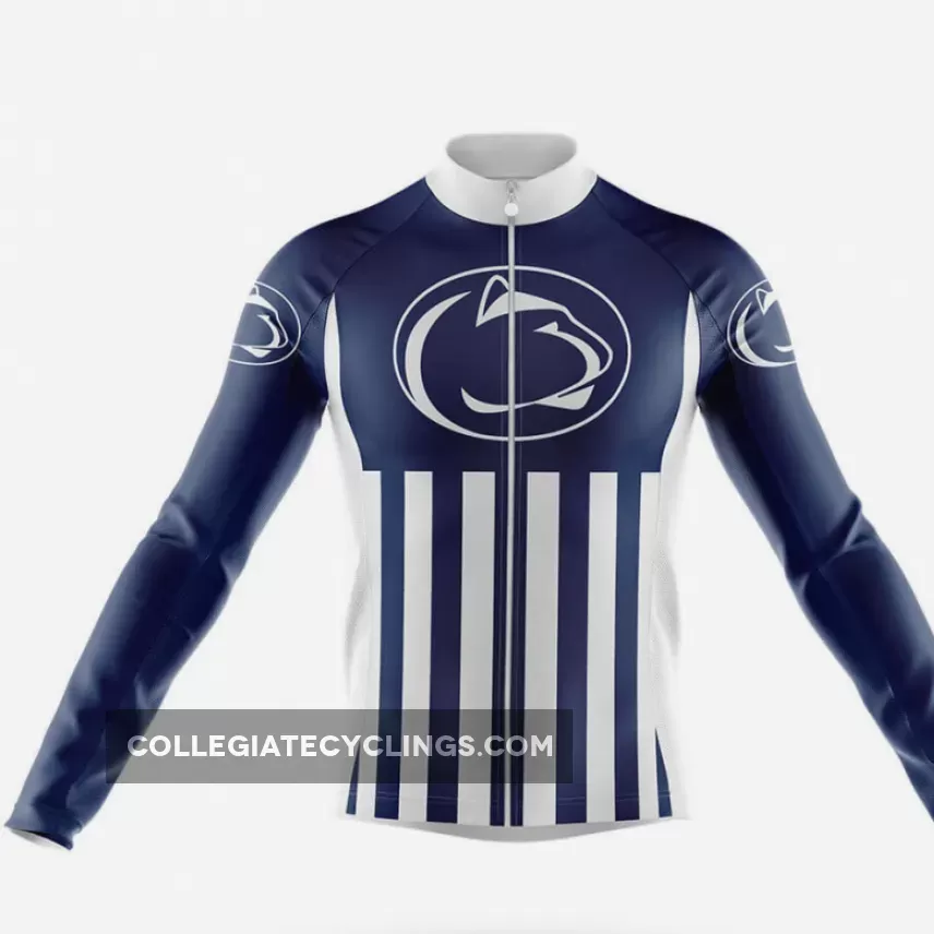 Restock Pennsylvania State University Usa Long Sleeve Cycling Jersey