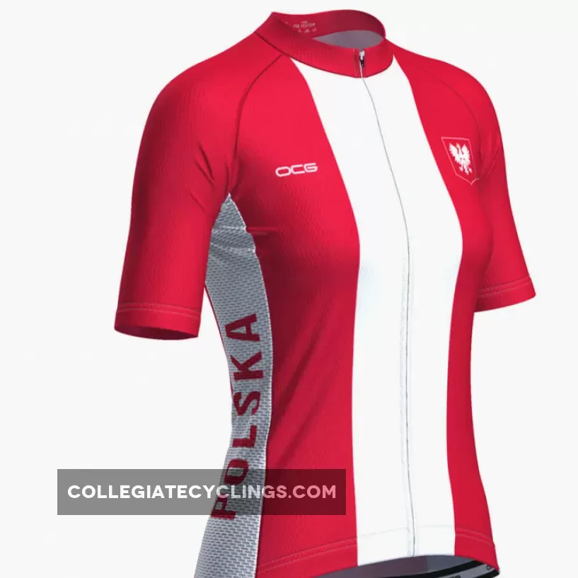 Jersey Poland / Women's Poland Polska National Flag Cycling Jersey