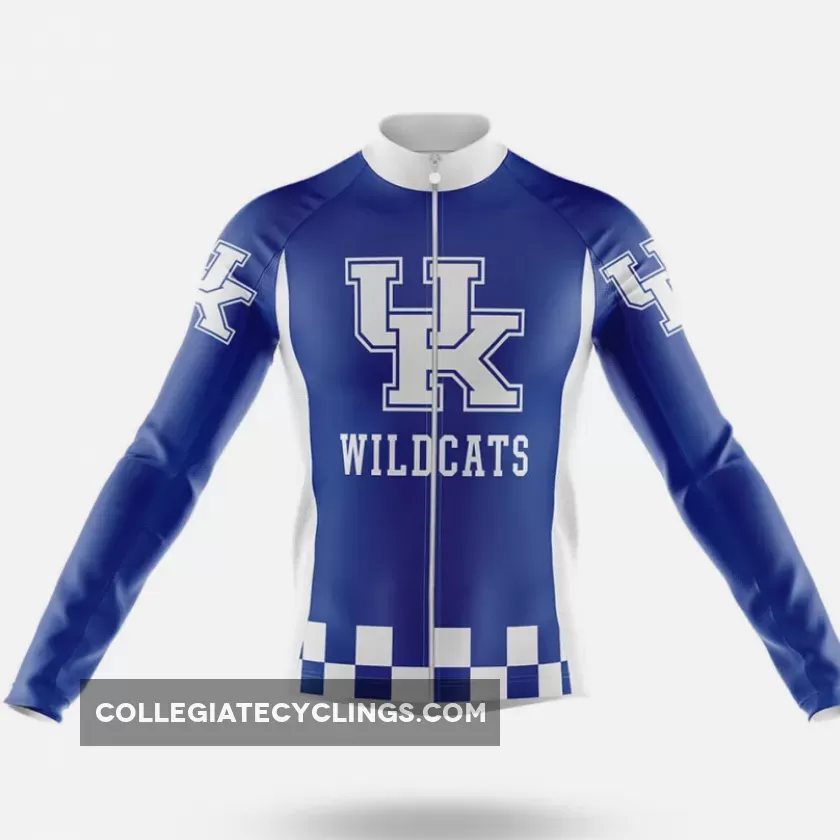 Checkerboard Wildcats Long Sleeve Cycling Jersey Restock