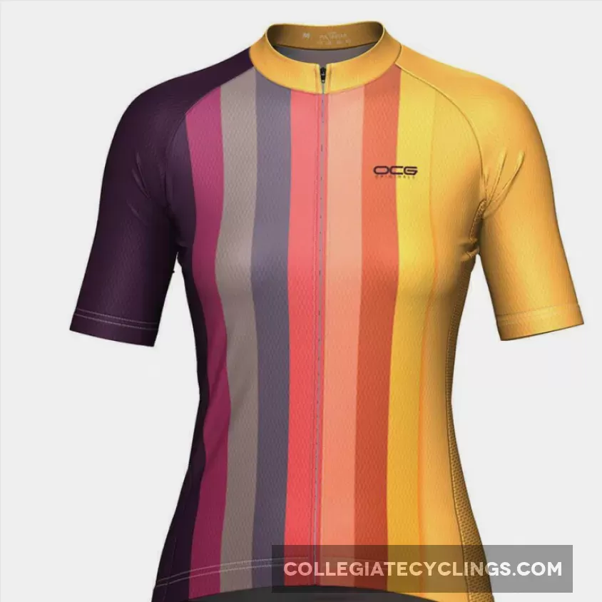 Women's Sunburnt Rainbow Cycling Jersey Online