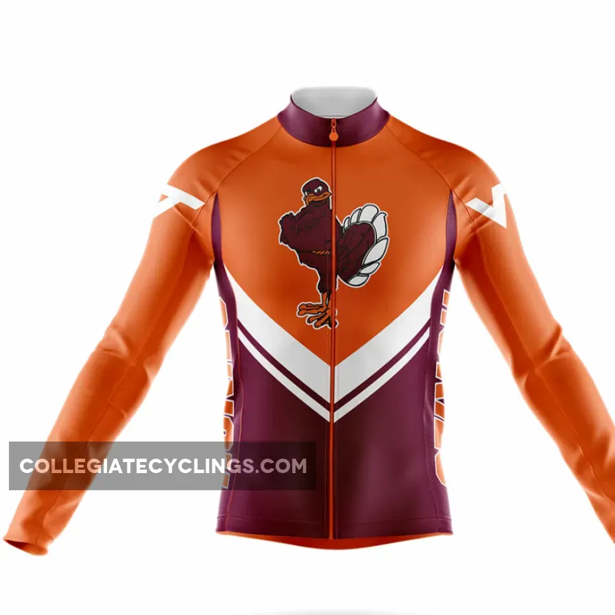 Virginia Tech V3 - Men's Cycling Kit - Long Sleeve Jersey