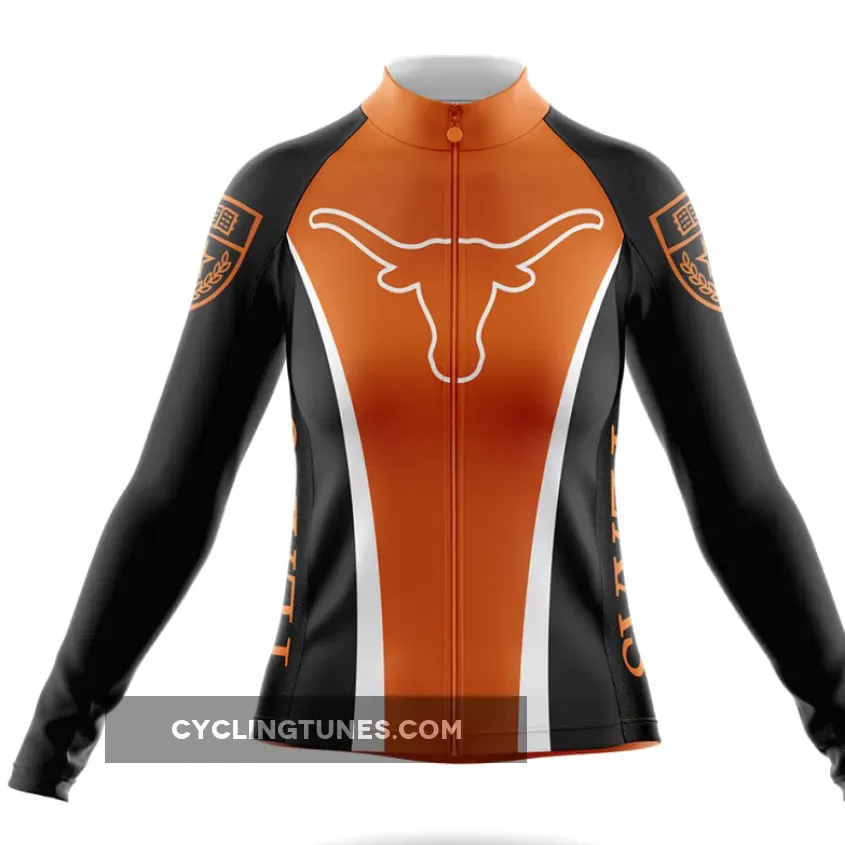 University of Texas Austin - Women's Long Sleeve Cycling Jersey