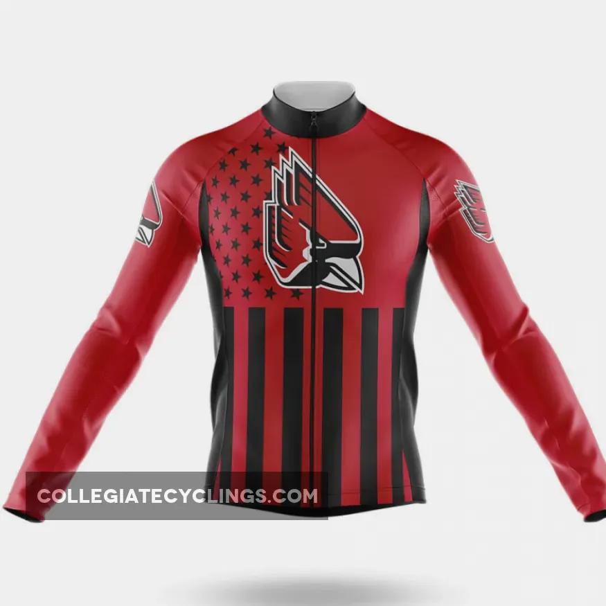 Ball State University USA Long Sleeve Cycling Jersey