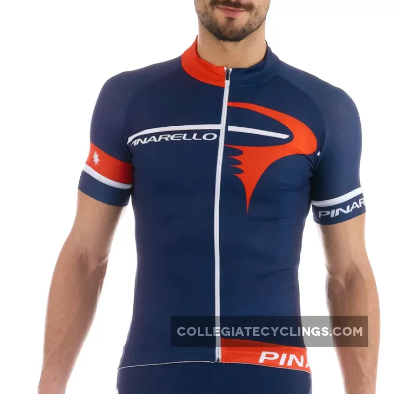 New Releases Pinarello Corsa Gara Jersey - Blue Navy