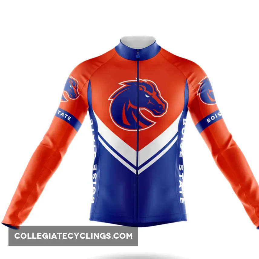Boise State University Long Sleeve Cycling Jersey Ver.3 For Sale