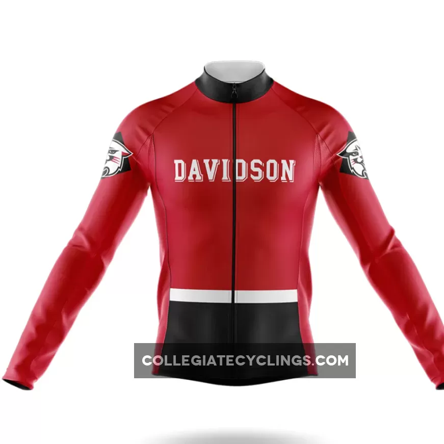 Davidson Wildcats Long Sleeve Cycling Jersey Restock