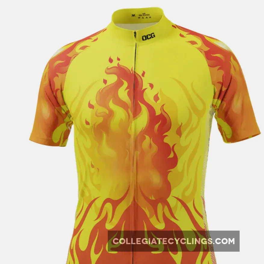 Men's On Fire Short Sleeve Cycling Jersey New Releases