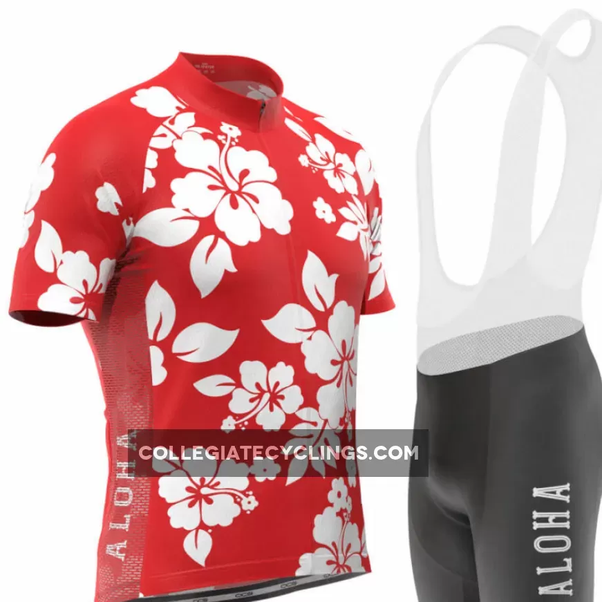 Men's Hawaiian Shirt Aloha Floral Pro-Band Cycling Kit For Sale