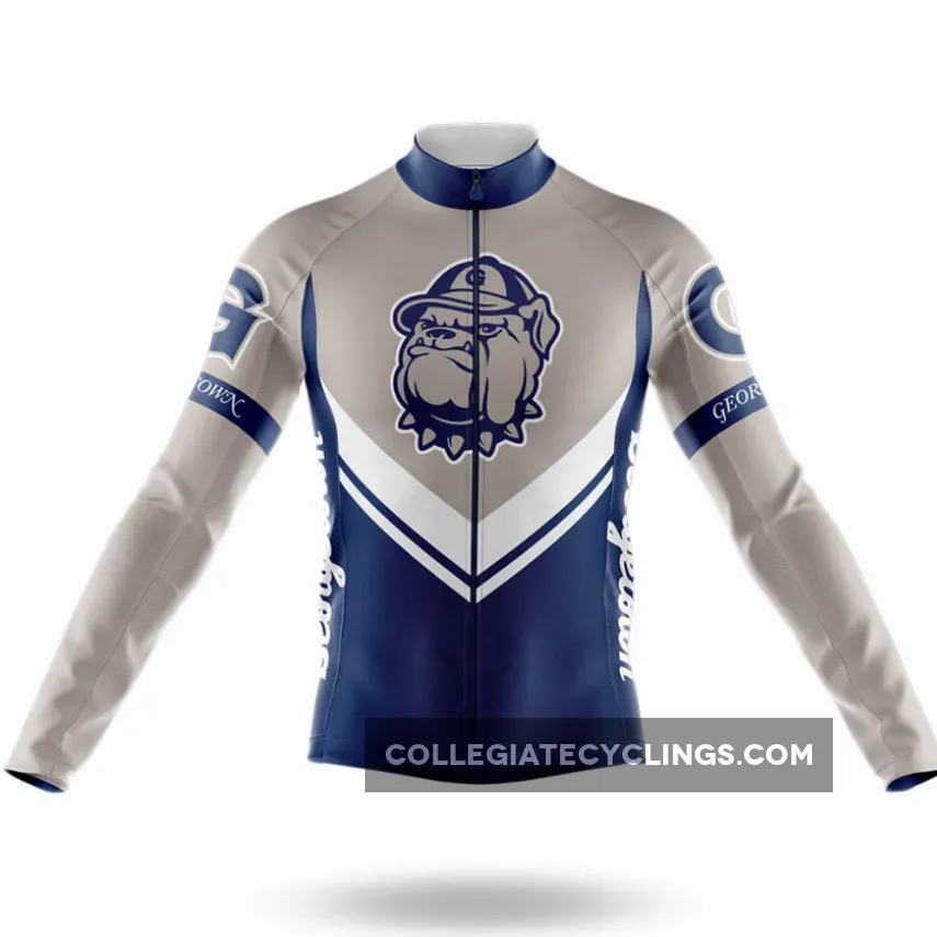Georgetown University Long Sleeve Cycling Jersey Ver.3