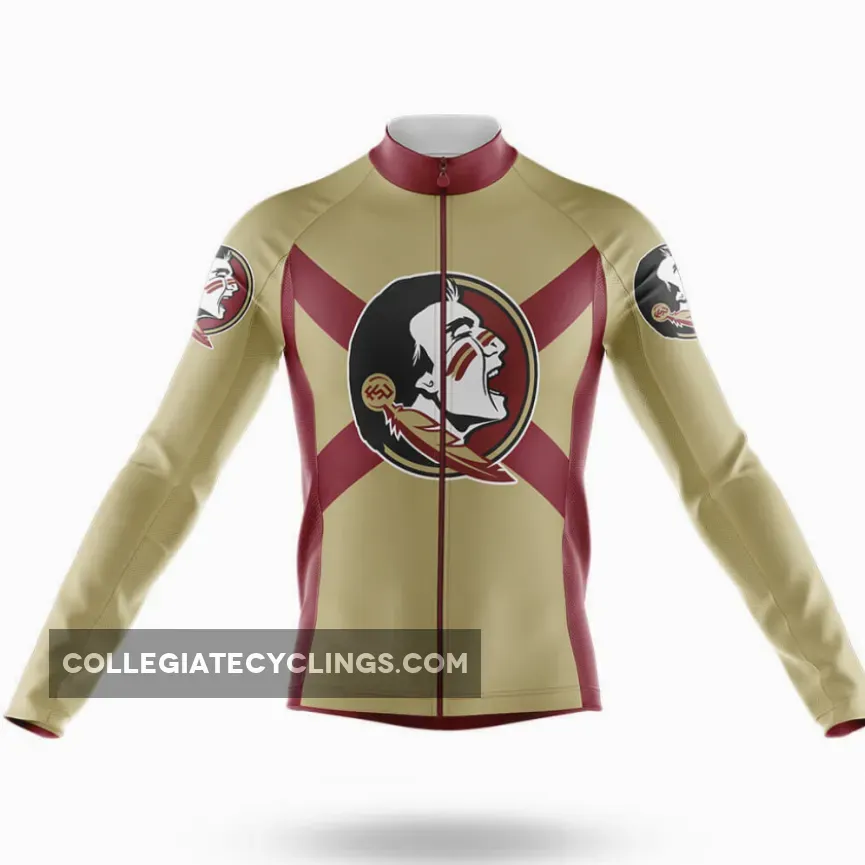 Florida State University FL Long Sleeve Cycling Jersey Only