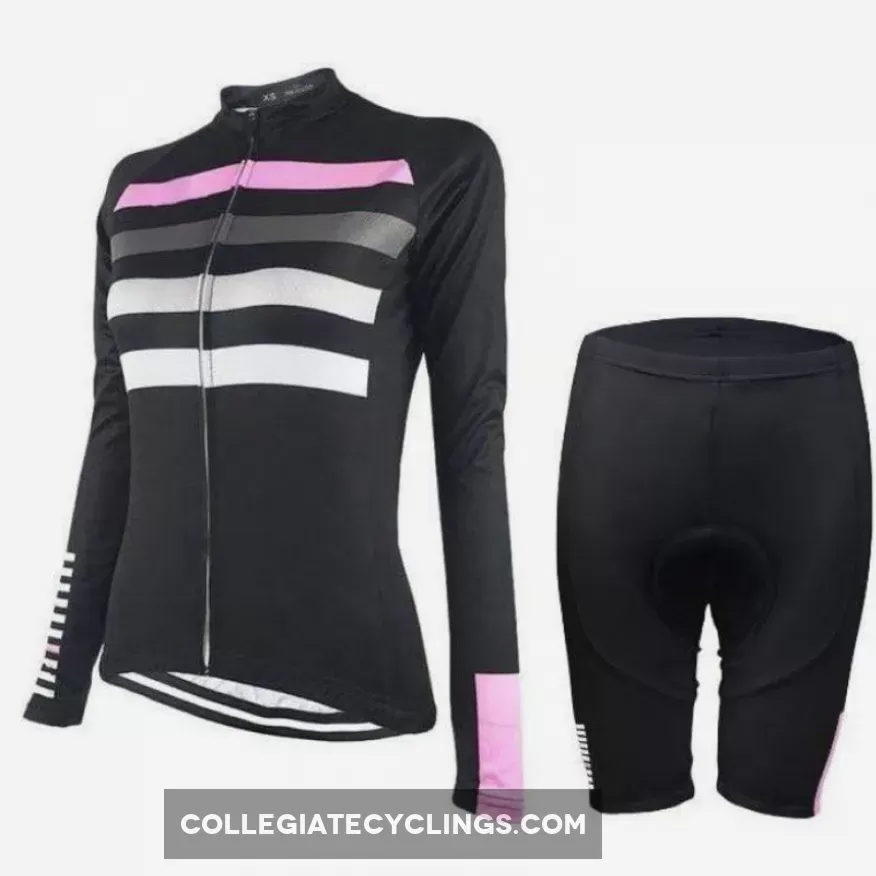 For Sale Women's Four Stripe Long Sleeve Cycling Kit
