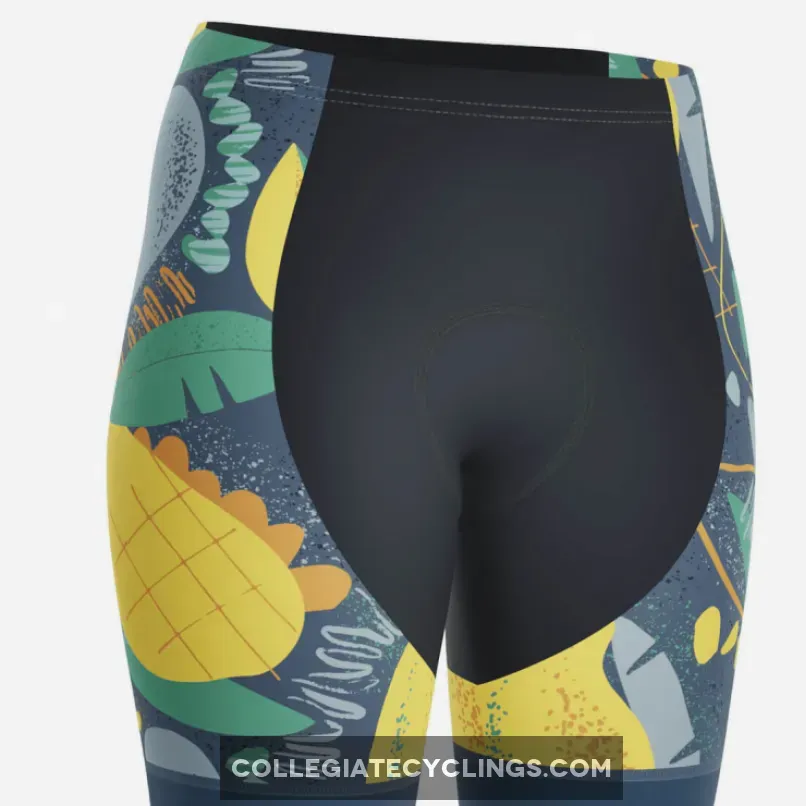 Mango Chart Women's Mango Fruit Indulgence Gel Padded Cycling Shorts