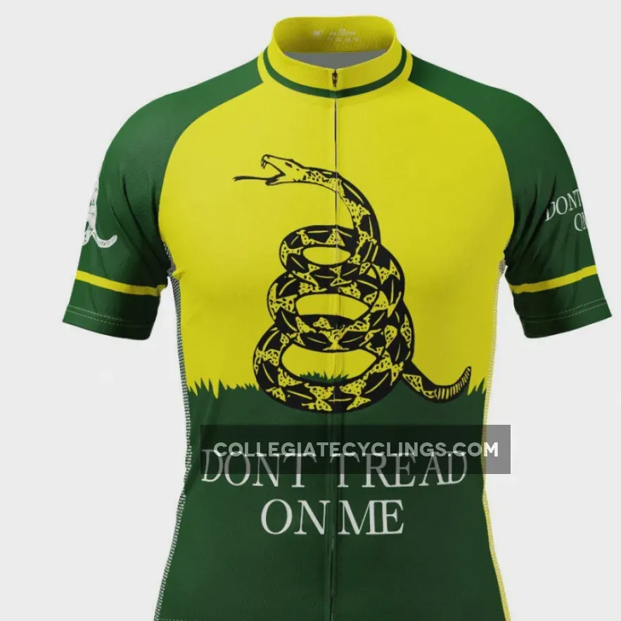 Men's Gadsden Flag Don't Tread On Me Short Sleeve Cycling Jersey - dont tread on me shorts