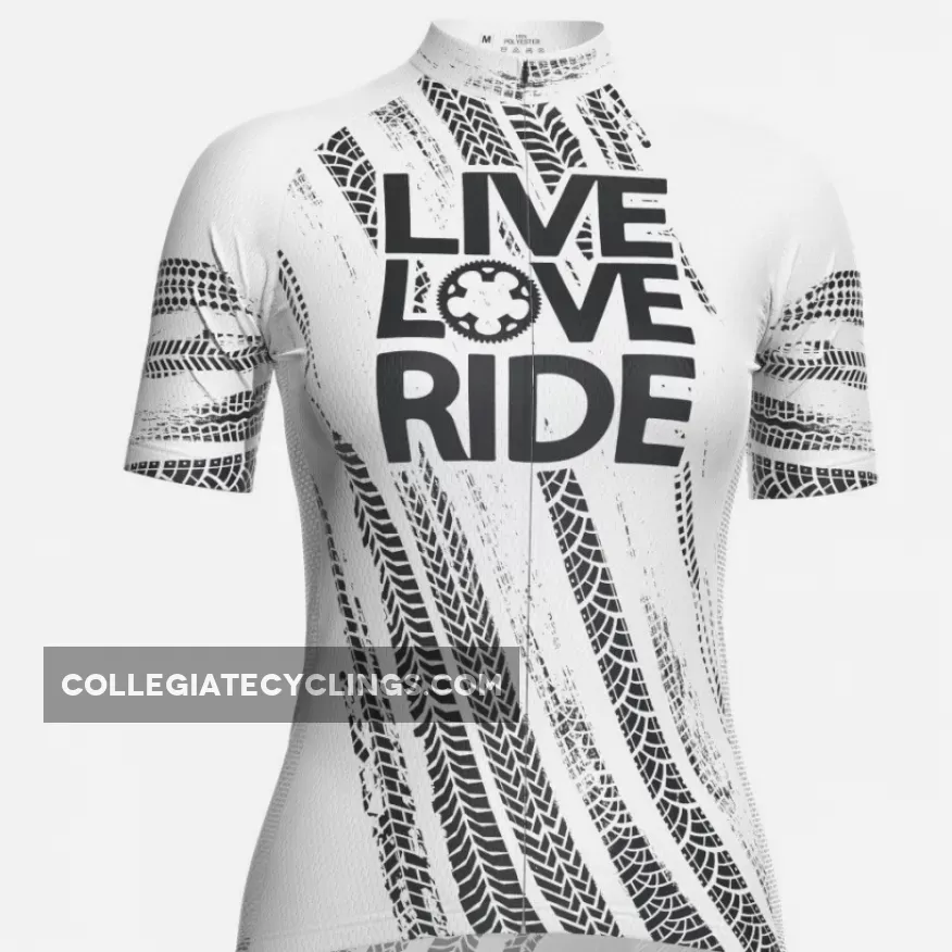 Women's Live Love Ride Short Sleeve Cycling Jersey For Sale