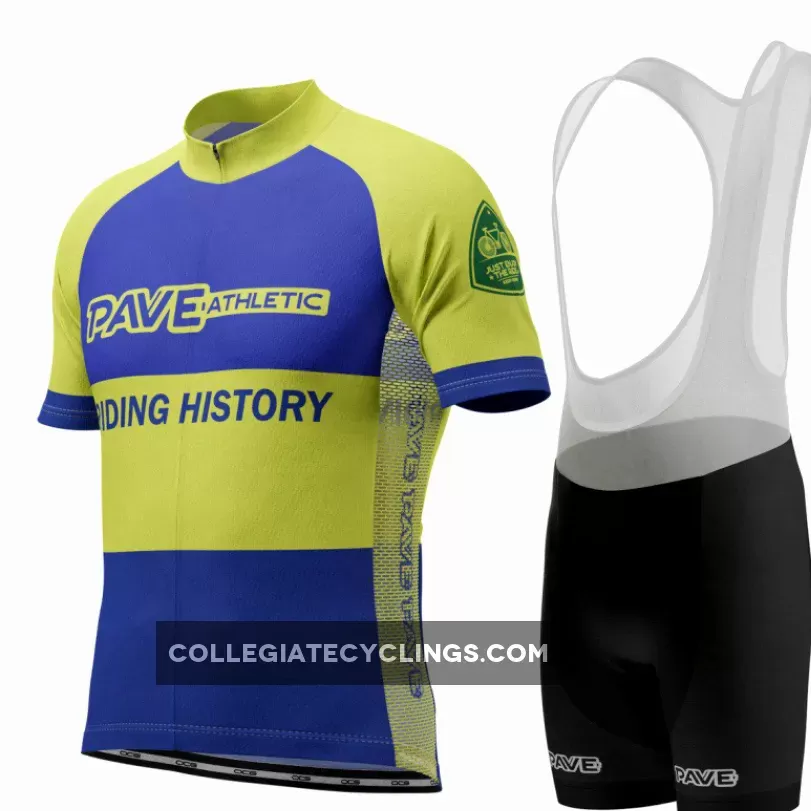 PAVE Athletic Retro Rubber Road Short Sleeve Cycling Kit For Sale
