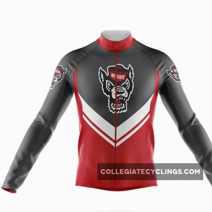 North Carolina State University Long Sleeve Cycling Jersey Ver.3