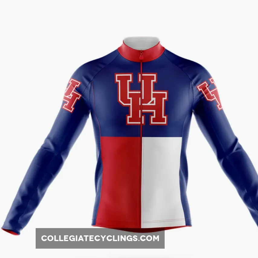 University of Houston TX Long Sleeve Cycling Jersey