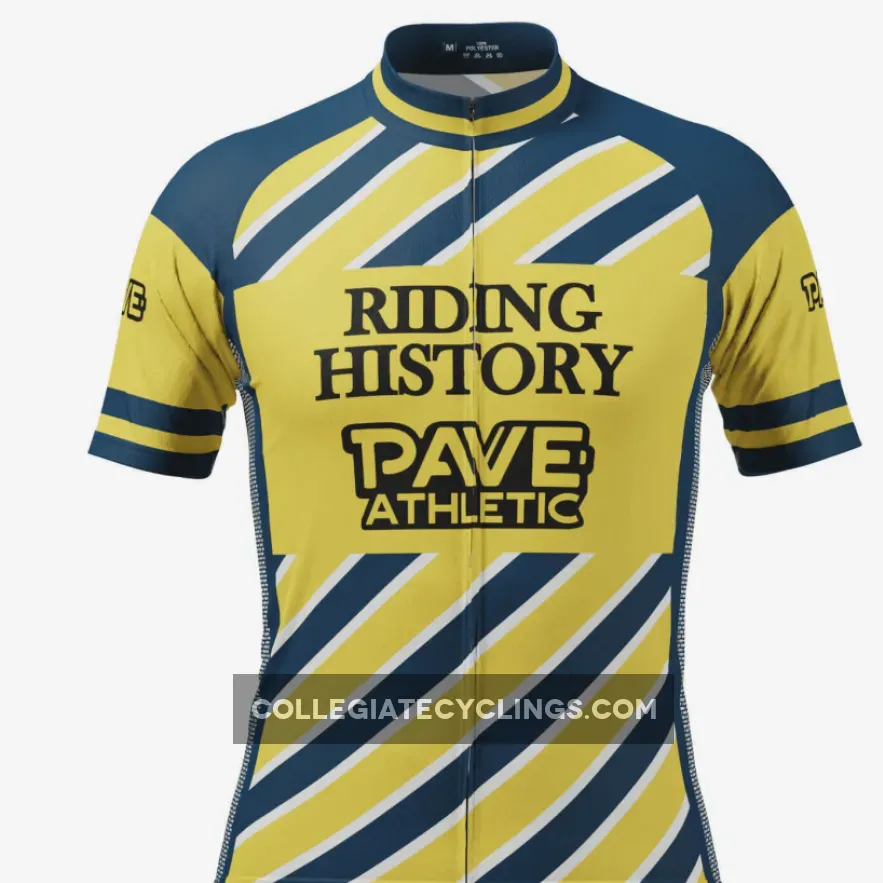 Men's PAVE Athletic Banque Retro Short Sleeve Cycling Jersey