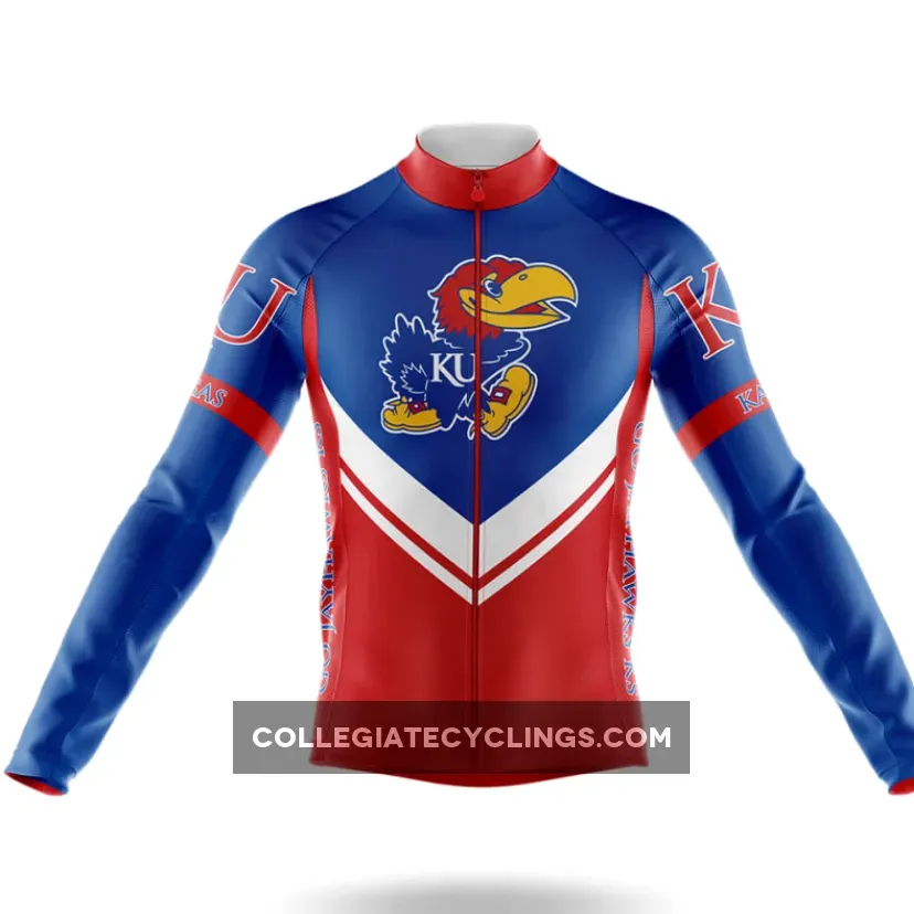 University of Kansas Long Sleeve Cycling Jersey Only Ver.3