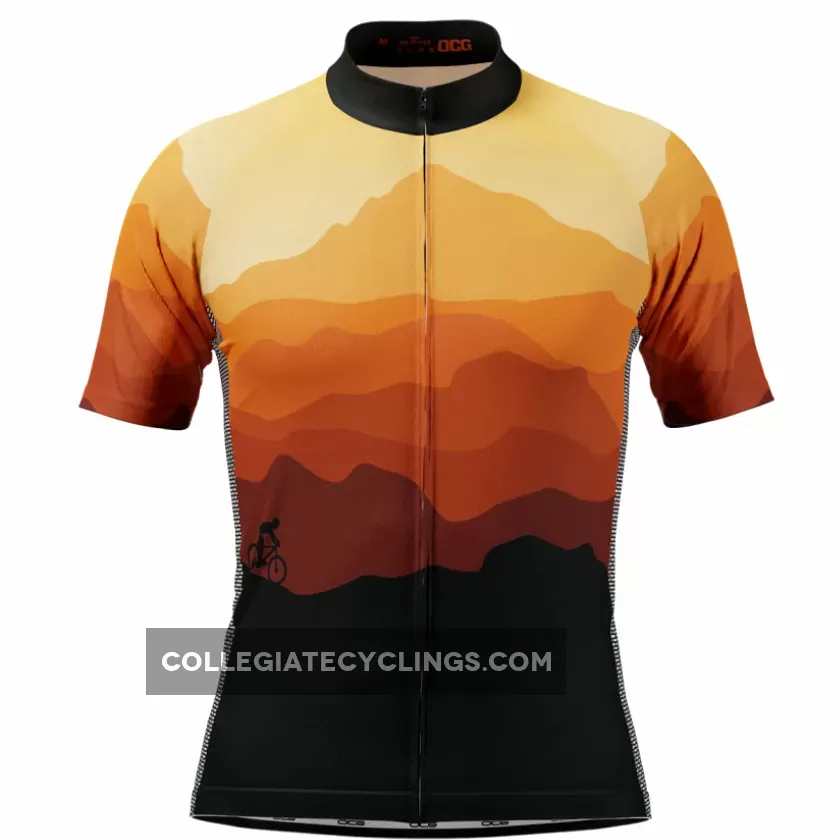 Men's Ride Free Sunset Short Sleeve Cycling Jersey New Releases
