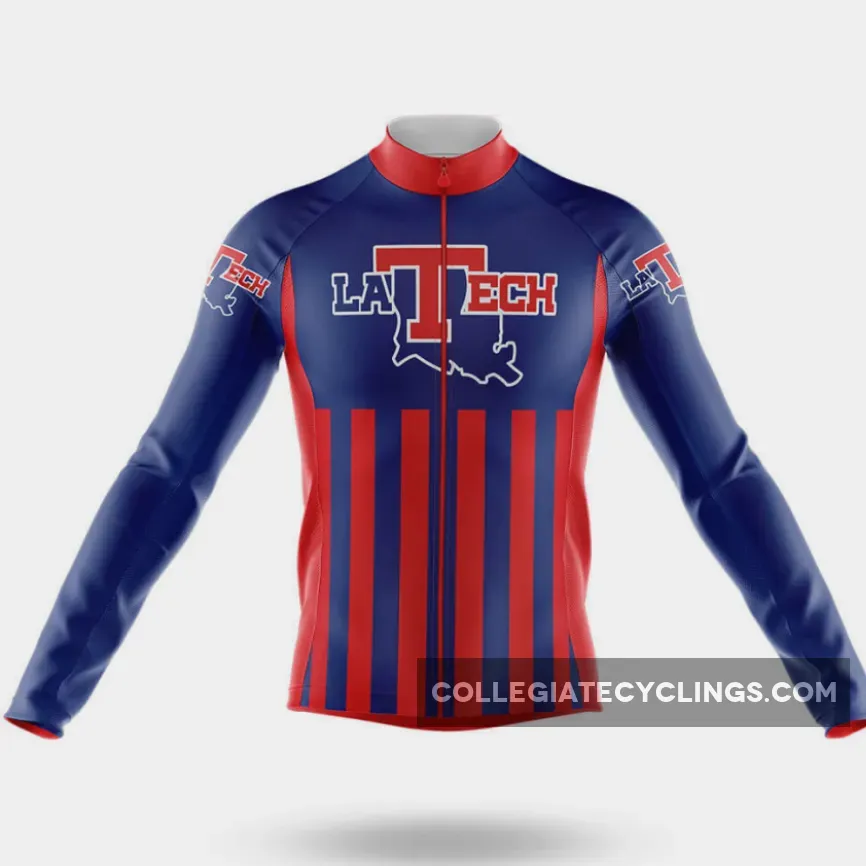 Louisiana Tech University USA Long Sleeve Cycling Jersey Only