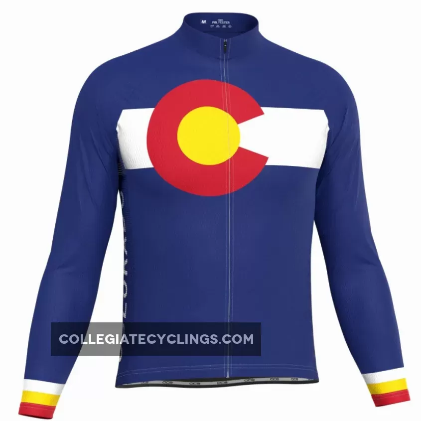 Men's Colorado USA State Long Sleeve Cycling Jersey Online