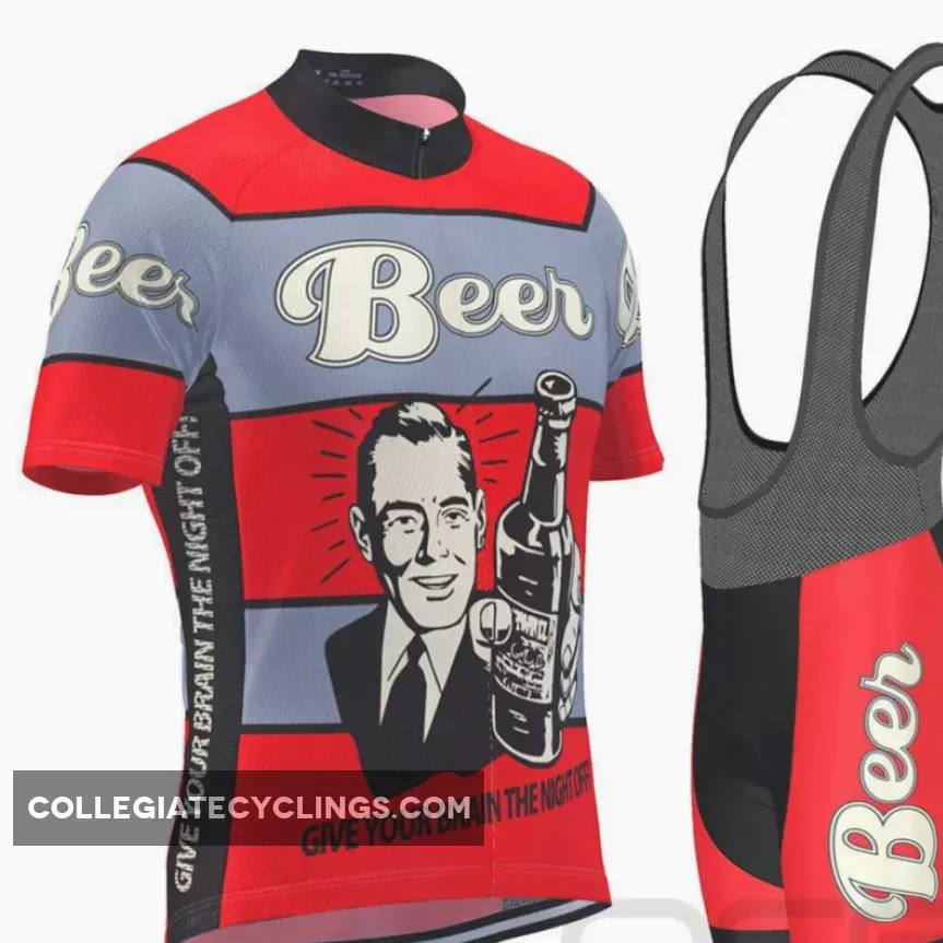 Men's Give Your Brain The Night Off Beer Cycling Kit Online