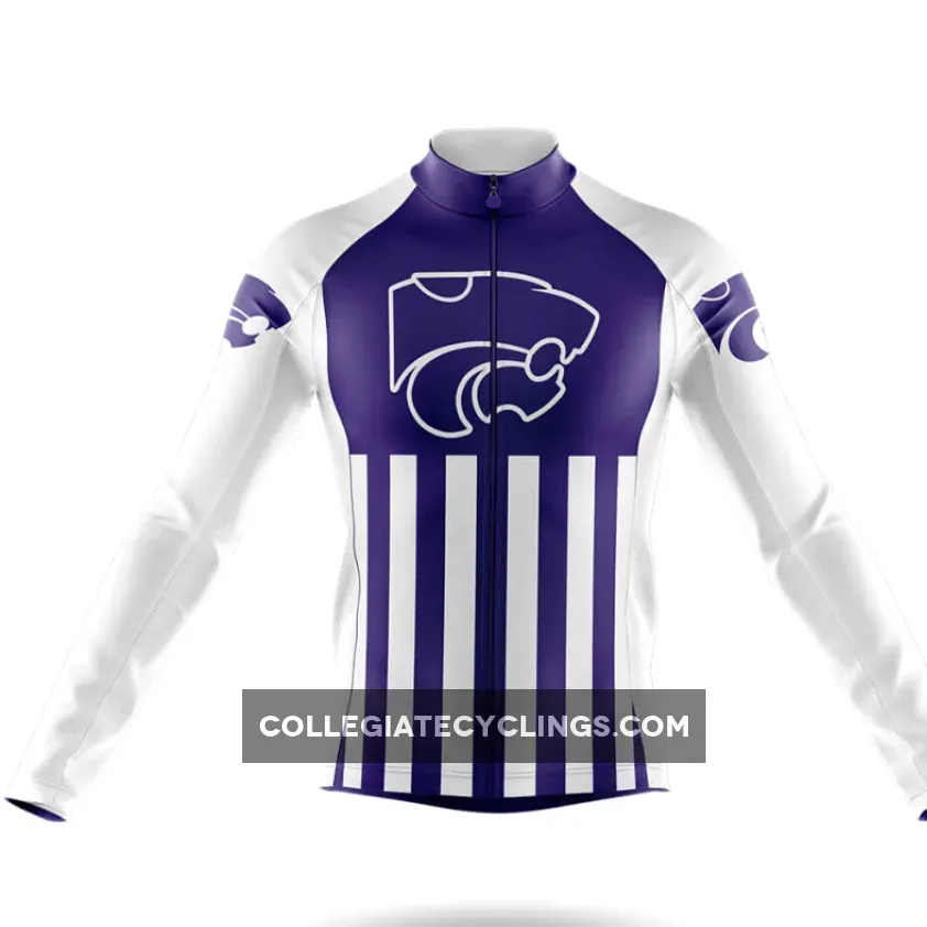 Kansas State University Usa Long Sleeve Cycling Jersey Where To Buy
