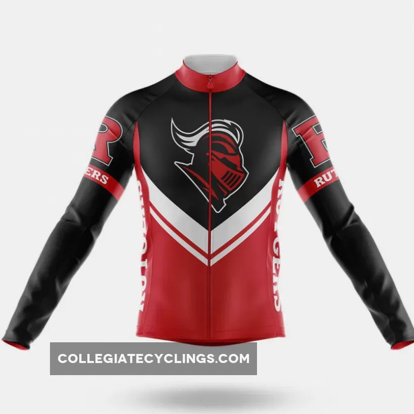 Rutgers University Long Sleeve Cycling Jersey Ver.3