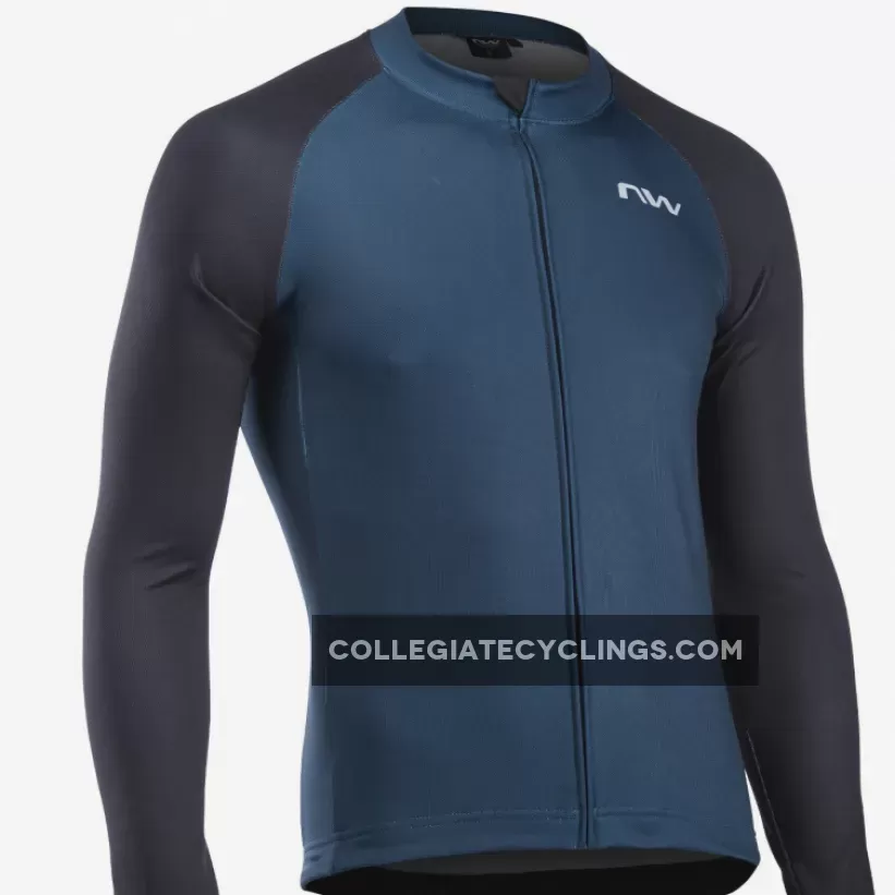 Northwave Blade 4 long sleeves jersey - Blue black