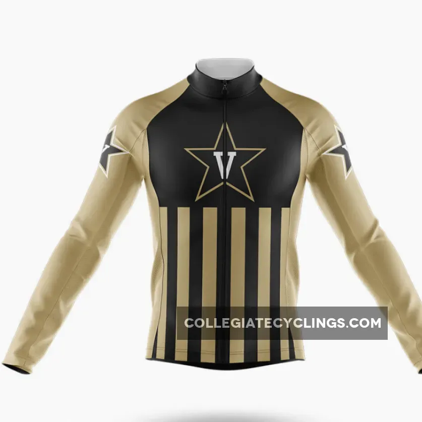 Vanderbilt University USA Long Sleeve Cycling Jersey