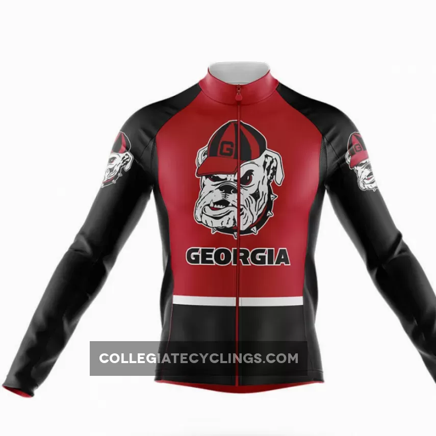 Where To Buy Georgia Dawgs Long Sleeve Cycling Jersey