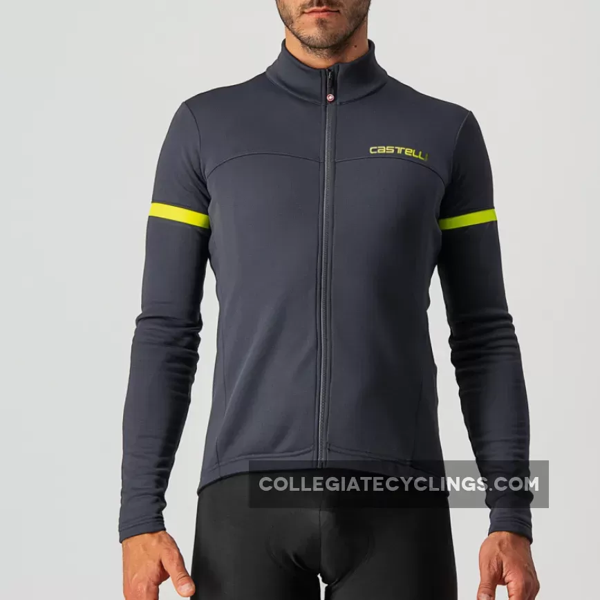 For Sale Castelli Fondo 2 Long Sleeves Jersey - Grey 4521513-030