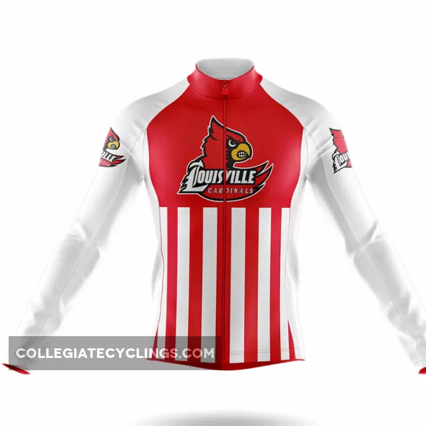 University Of Louisville USA Long Sleeve Cycling Jersey For Sale
