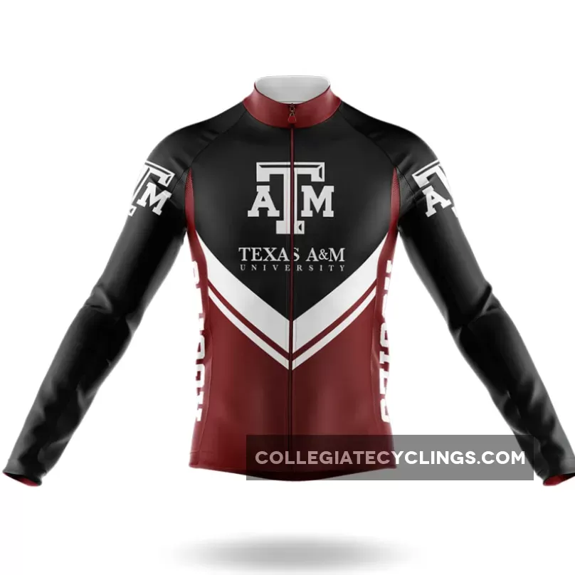 Texas A&M Long Sleeve Cycling Jersey Ver.3 For Sale