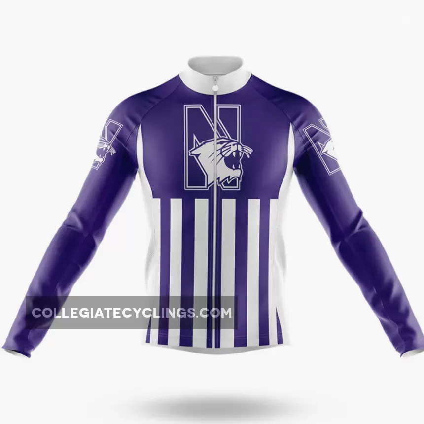 Northwestern University USA Long Sleeve Cycling Jersey Only