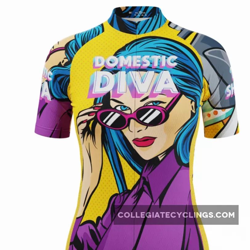 Women's Domestic Diva The Shero Short Sleeve Cycling Jersey