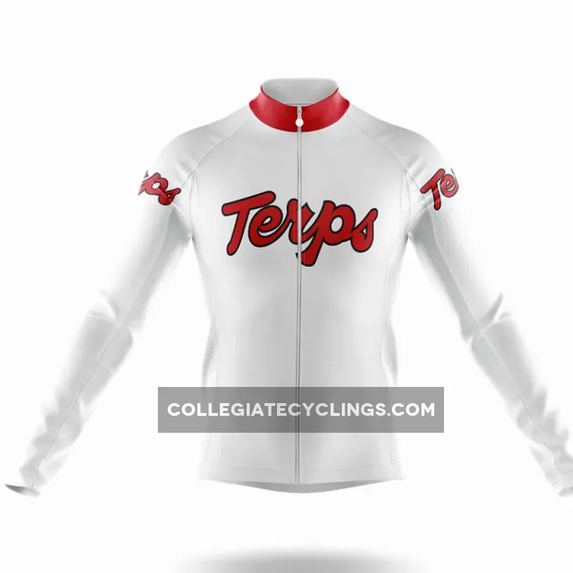 Maryland Terps Long Sleeve Cycling Jersey