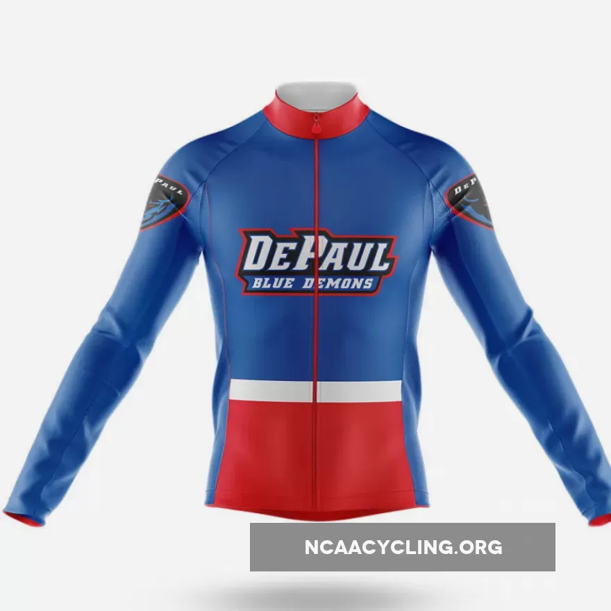 Blue Demons Long Sleeve Cycling Jersey Restock