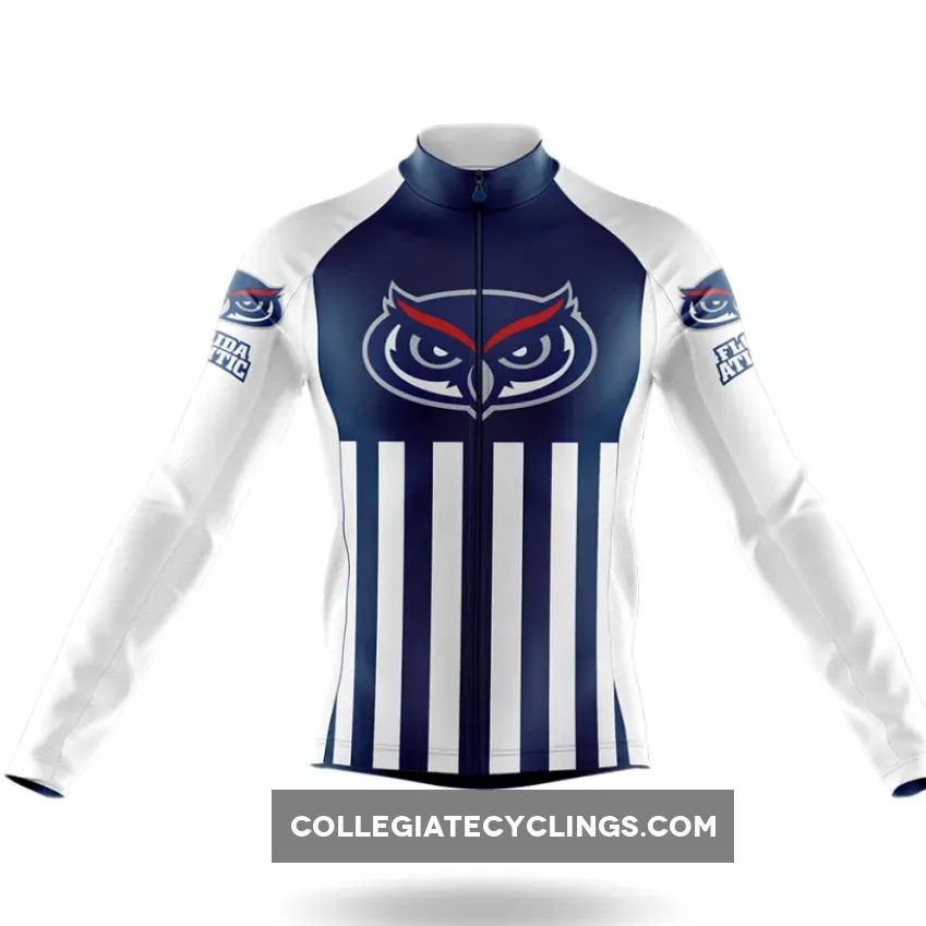 Florida Atlantic University USA Long Sleeve Cycling Jersey