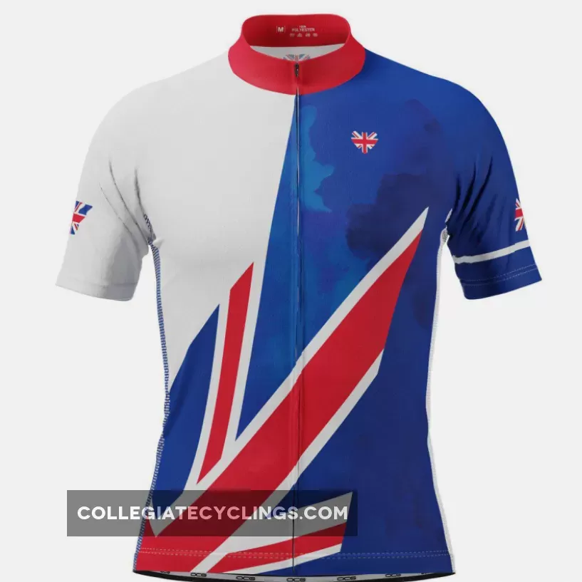 Men's UK Badge Union Jack Short Sleeve Cycling Jersey - union jack shorts