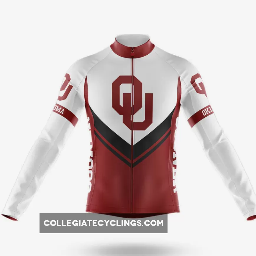 University of Oklahoma Long Sleeve Cycling Jersey Ver.3