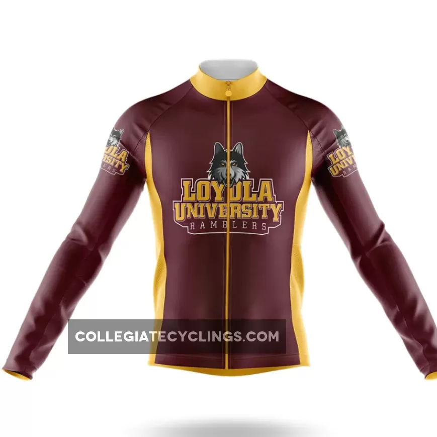 Loyola Chicago Long Sleeve Cycling Jersey For Sale