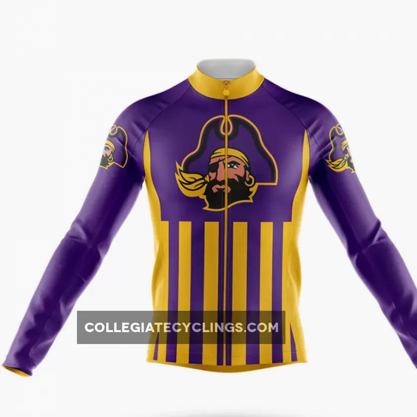 East Carolina University USA Long Sleeve Cycling Jersey