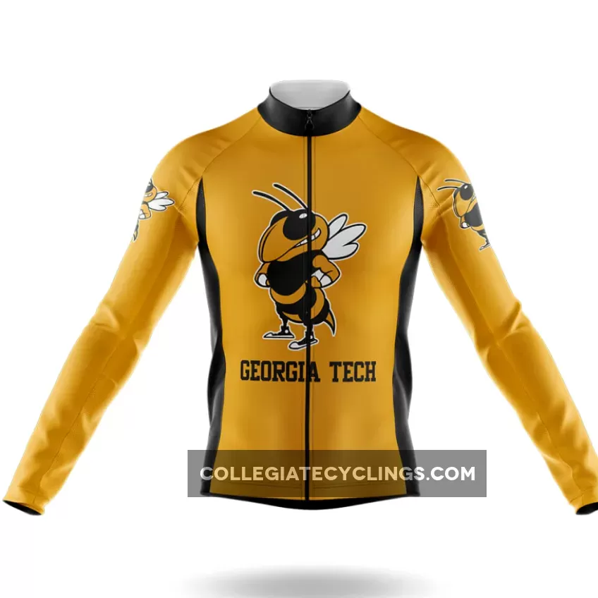 Yellow Jackets Long Sleeve Cycling Jersey For Sale