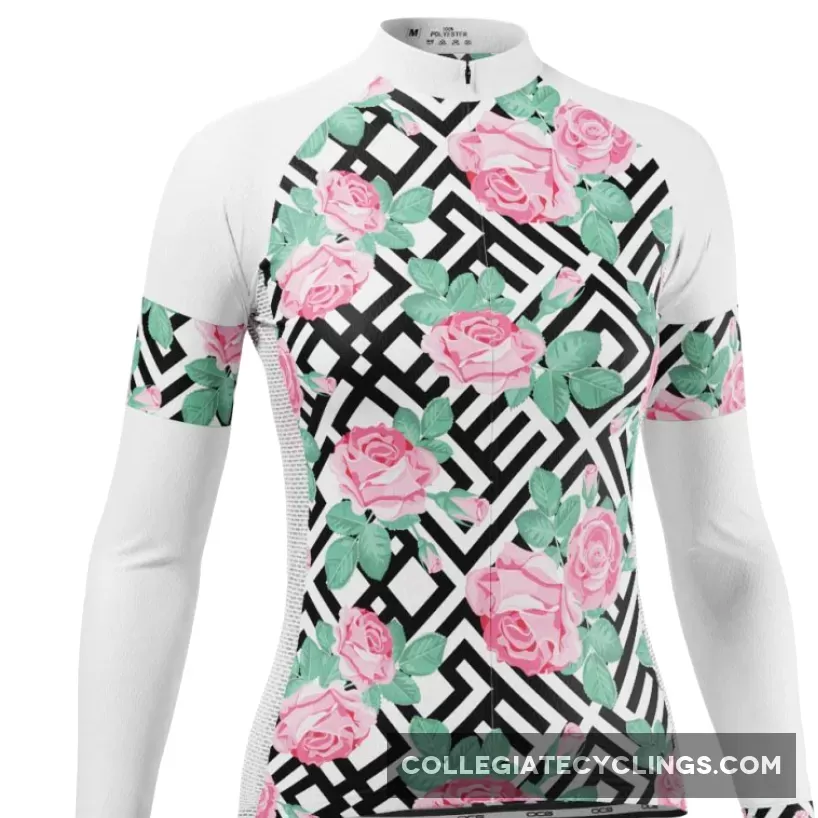 Women's Floral Maze Long Sleeve Cycling Jersey New Releases
