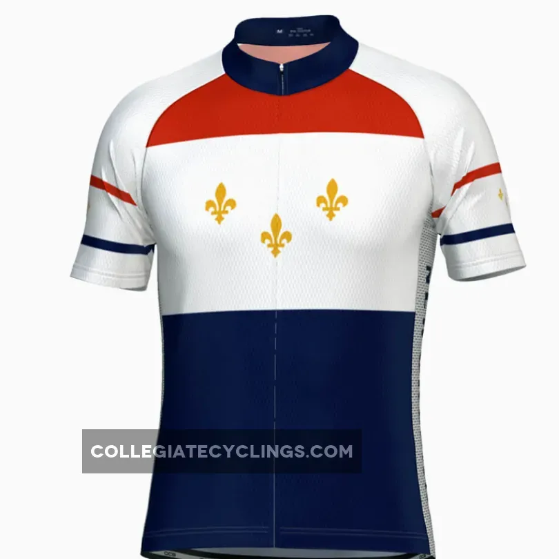Cycling New Orleans Men's New Orleans USA State Short Sleeve Cycling Jersey