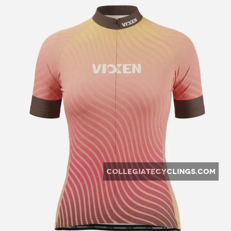 Vixen Women's Four Seasons Fall Short Sleeve Cycling Jersey