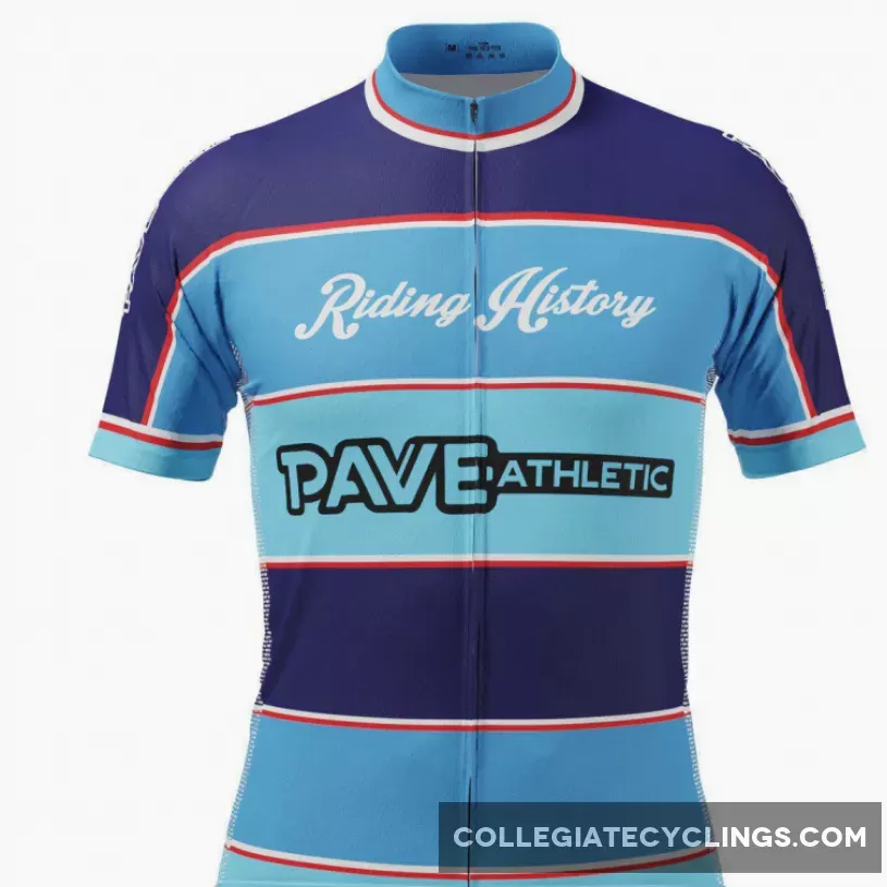 PAVE Athletic Delgado Retro Short Sleeve Cycling Jersey - unique vintage reynolds